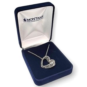 Montana Silversmiths Heartstring Silver Necklace NEW! 🩷💙❤️💛